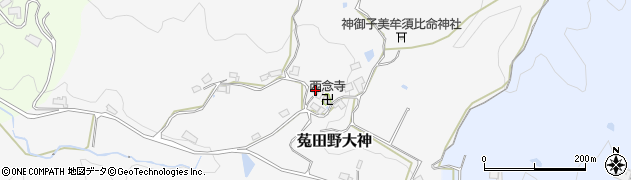奈良県宇陀市菟田野大神254周辺の地図