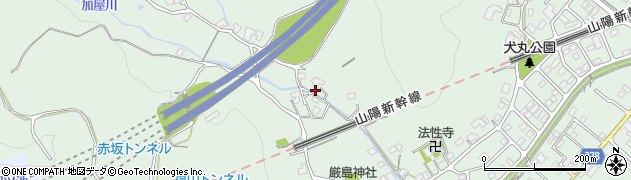 広島県福山市津之郷町加屋427周辺の地図