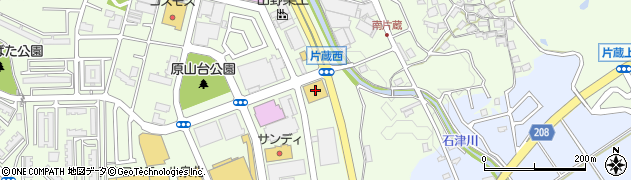 ウエルシア堺原山台店周辺の地図