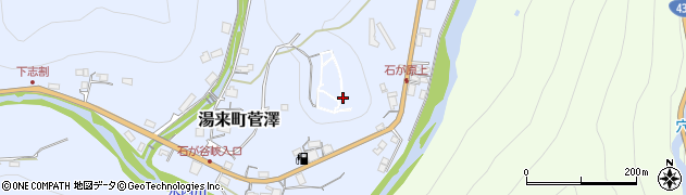 広島県広島市佐伯区湯来町大字菅澤11083周辺の地図