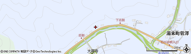 広島県広島市佐伯区湯来町大字菅澤534周辺の地図