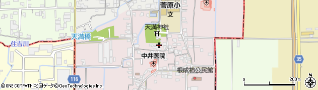 奈良県大和高田市根成柿608周辺の地図