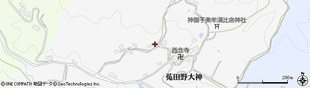 奈良県宇陀市菟田野大神423周辺の地図