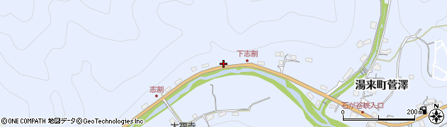 広島県広島市佐伯区湯来町大字菅澤545周辺の地図