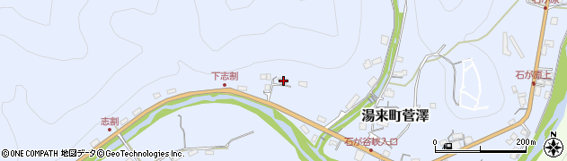 広島県広島市佐伯区湯来町大字菅澤563周辺の地図