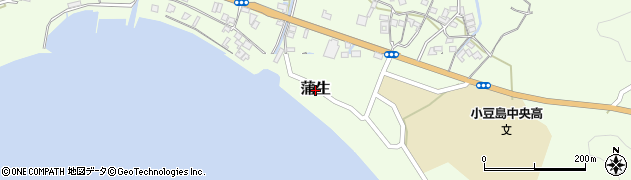 香川県小豆島町（小豆郡）蒲生周辺の地図
