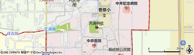 奈良県大和高田市根成柿614周辺の地図