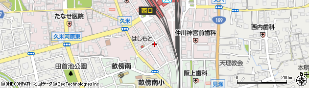 奈良県橿原市久米町556周辺の地図