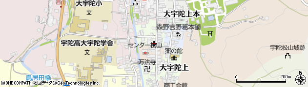 奈良県宇陀市大宇陀下中2238周辺の地図