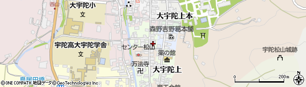 奈良県宇陀市大宇陀下中2210周辺の地図