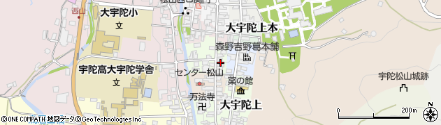 奈良県宇陀市大宇陀下中2208周辺の地図