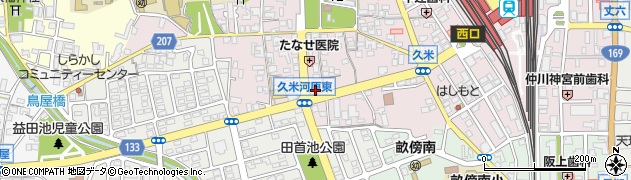 奈良県橿原市久米町424周辺の地図