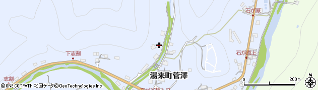 広島県広島市佐伯区湯来町大字菅澤623周辺の地図