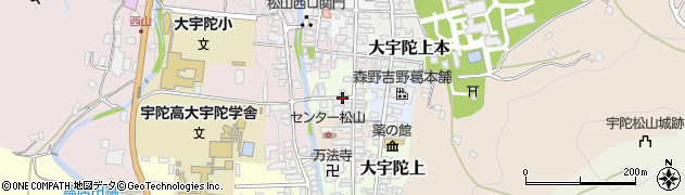 奈良県宇陀市大宇陀下中周辺の地図