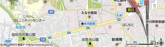 奈良県橿原市久米町394-3周辺の地図
