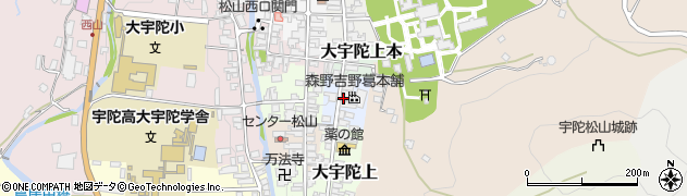 奈良県宇陀市大宇陀上中周辺の地図