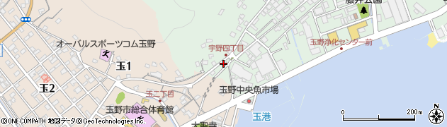 山陽新聞倉敷販売株式会社　宇野西センター周辺の地図