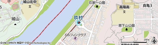 玖村駅周辺の地図