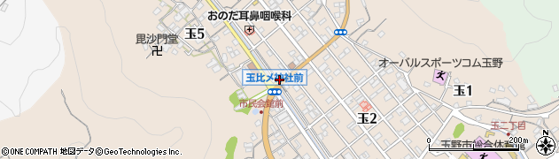岡山県玉野市玉周辺の地図