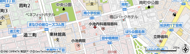 広島県福山市明治町周辺の地図