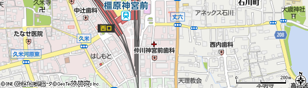 奈良県橿原市久米町641周辺の地図