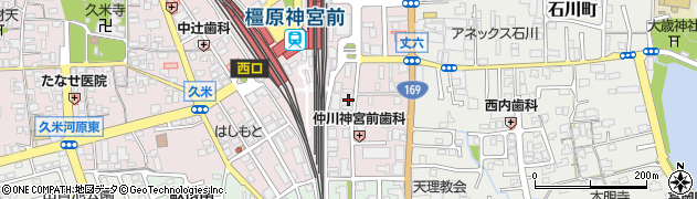 奈良県橿原市久米町622周辺の地図