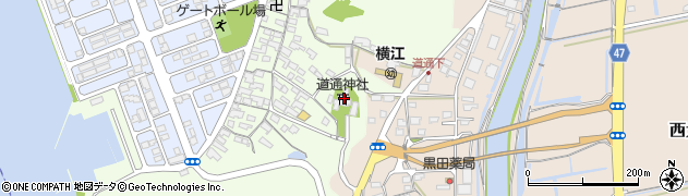 道通神社周辺の地図