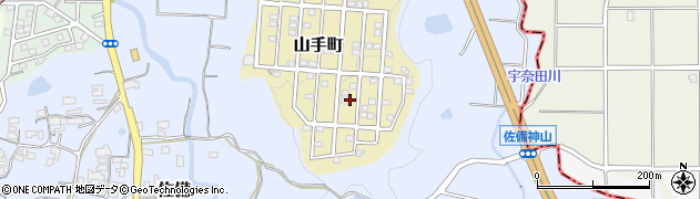 大阪府富田林市山手町20周辺の地図