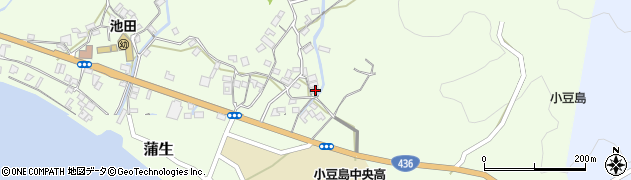 香川県小豆郡小豆島町蒲生1200周辺の地図