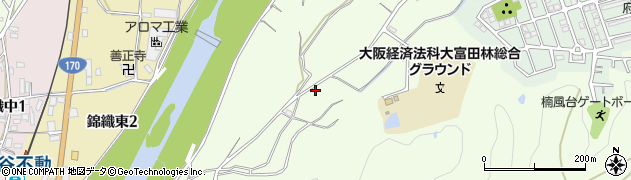 大阪府富田林市彼方591周辺の地図