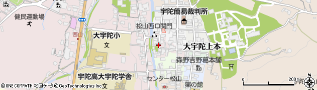 奈良県宇陀市大宇陀下本周辺の地図