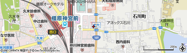 大和信用金庫橿原支店周辺の地図