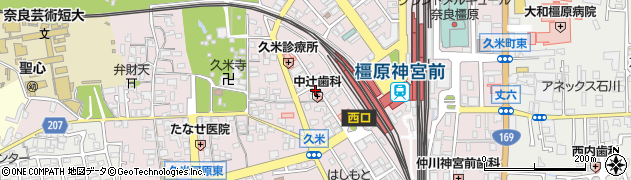 奈良県橿原市久米町596-5周辺の地図