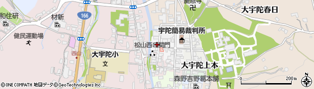 奈良県宇陀市大宇陀下茶2152周辺の地図