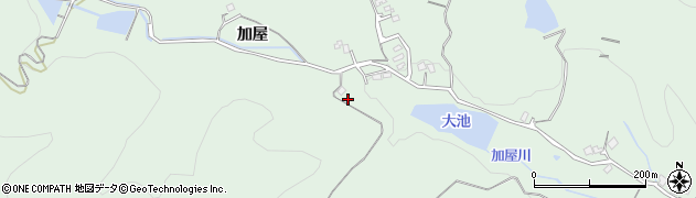 広島県福山市津之郷町加屋545周辺の地図