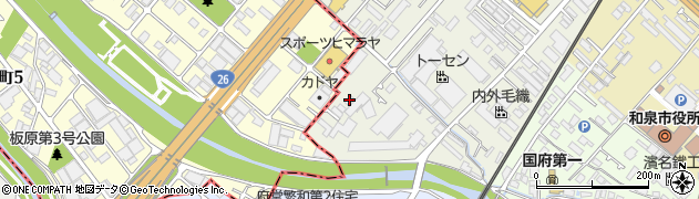 Ｆレンタカー和泉店周辺の地図