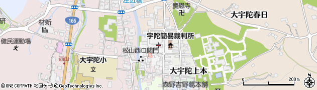 奈良県宇陀市大宇陀下茶周辺の地図