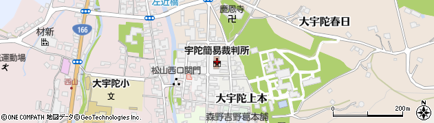 奈良県宇陀市大宇陀下茶2126周辺の地図