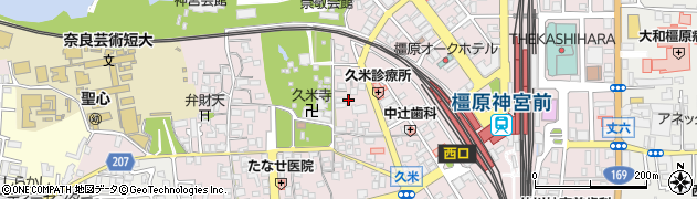 奈良県橿原市久米町776周辺の地図