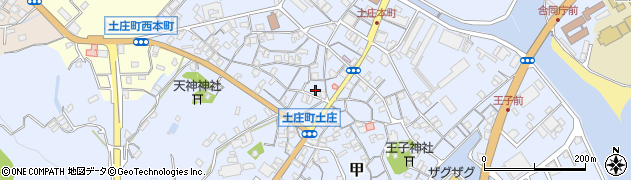 香川県土庄町（小豆郡）甲周辺の地図