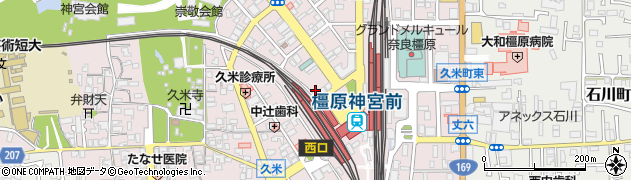 奈良県橿原市久米町898周辺の地図