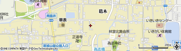 奈良県葛城市葛木212周辺の地図