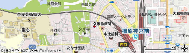 奈良県橿原市久米町778周辺の地図