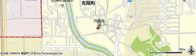 奈良県橿原市光陽町340周辺の地図