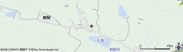広島県福山市津之郷町加屋537周辺の地図