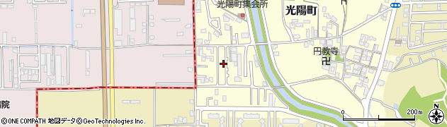 奈良県橿原市光陽町75周辺の地図
