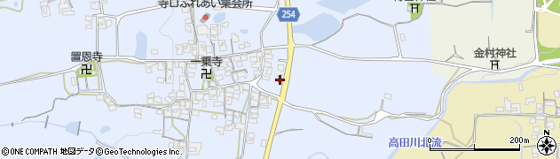 奈良県葛城市寺口619周辺の地図