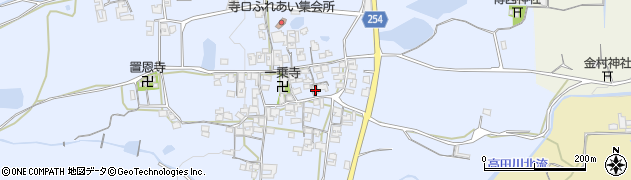 奈良県葛城市寺口635周辺の地図