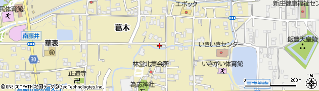 奈良県葛城市葛木156周辺の地図