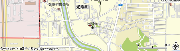 奈良県橿原市光陽町周辺の地図